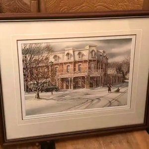 Trisha Romance "Prince of Wales Hotel" Art Piece